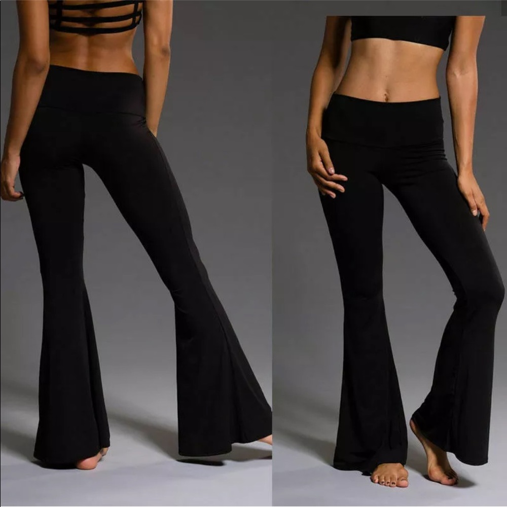 Velvet pants black short bell bottoms sexy stretch flared sexy festival velour